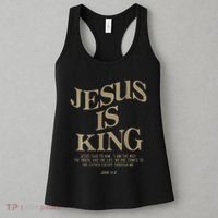 Jesus Is King Jesus John 14 6 Christian Religious Women's Tank Top thumb 3