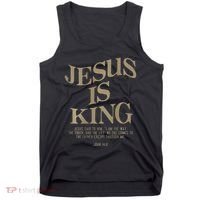 Jesus Is King Jesus John 14 6 Christian Religious Tank Top thumb 0