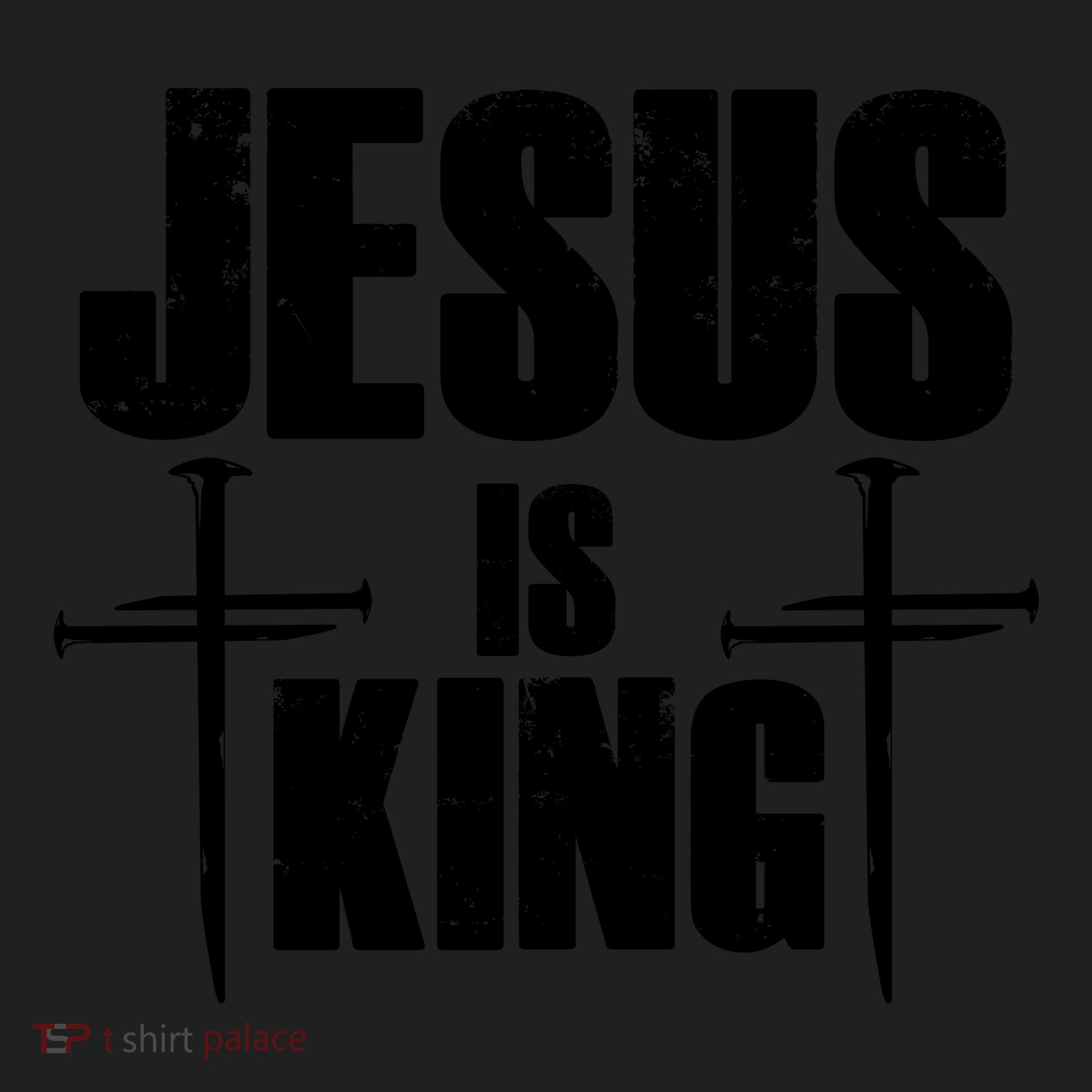 Jesus Is King 3 Nails Cross Christian Catholic Redeemed Collection Beanie
