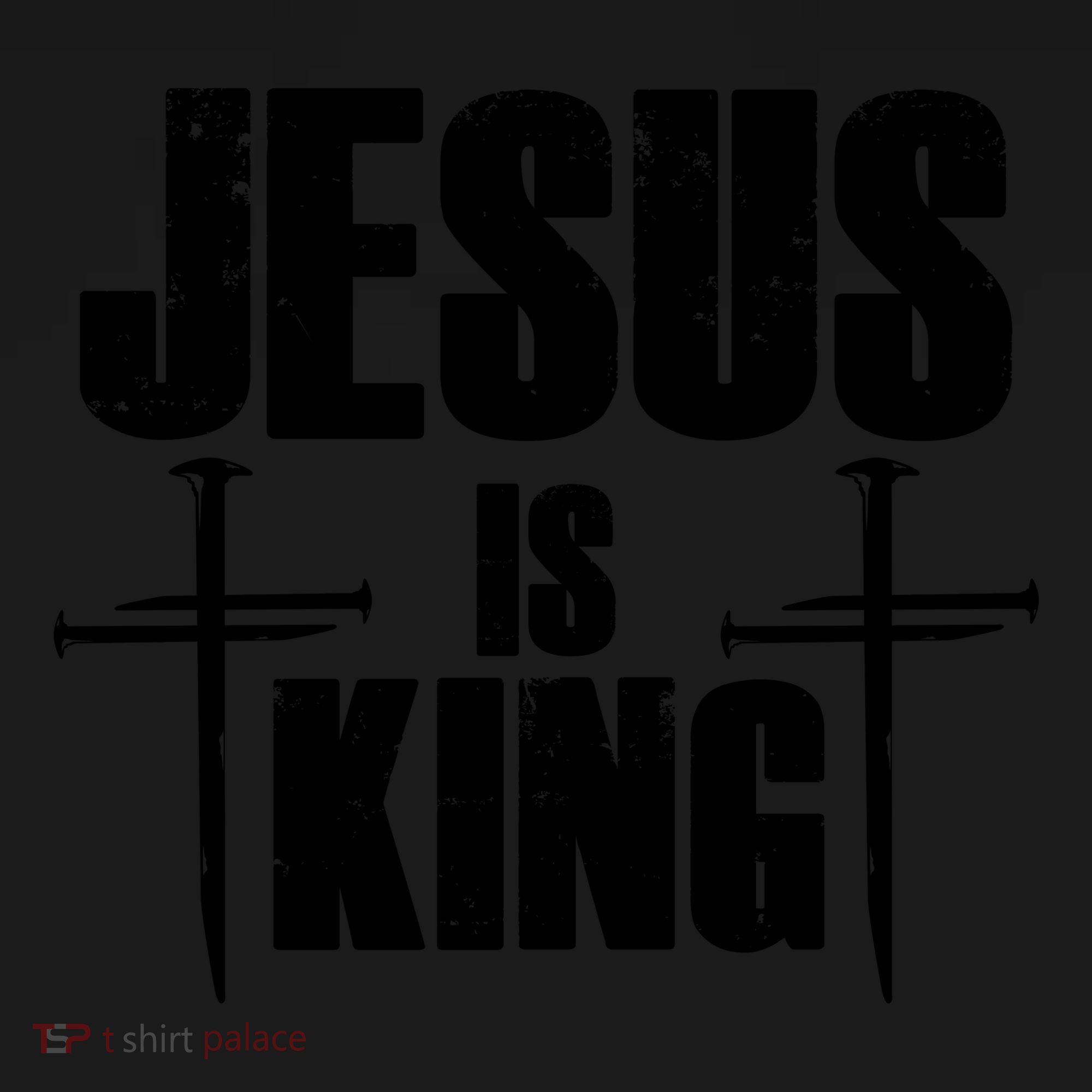 Jesus Is King 3 Nails Cross Christian Catholic Redeemed Collection Women's Hoodie