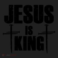 Jesus Is King 3 Nails Cross Christian Catholic Redeemed Collection Hat thumb 2