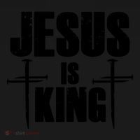 Jesus Is King 3 Nails Cross Christian Catholic Redeemed Collection Kids Sweatshirt thumb 2