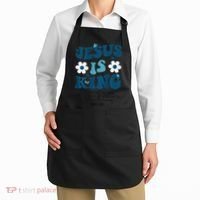 Jesus Is King John 146 Costume Jesus Christian On Back Apron thumb 2