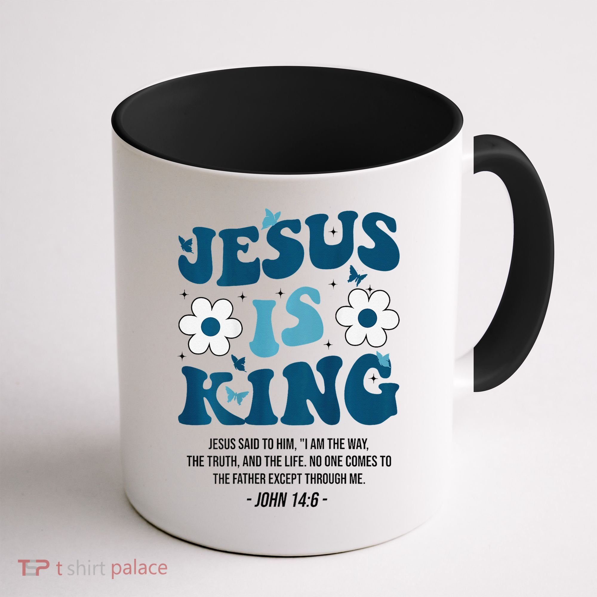 Jesus Is King John 146 Costume Jesus Christian On Back Coffee Mug