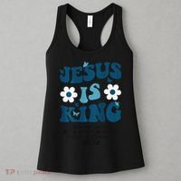 Jesus Is King John 146 Costume Jesus Christian On Back Women's Tank Top thumb 3