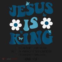 Jesus Is King John 146 Costume Jesus Christian On Back Hat thumb 2