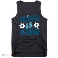 Jesus Is King John 146 Costume Jesus Christian On Back Tank Top thumb 0