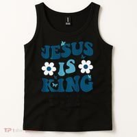Jesus Is King John 146 Costume Jesus Christian On Back Tank Top thumb 2