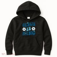 Jesus Is King John 146 Costume Jesus Christian On Back Kids Hoodie thumb 0
