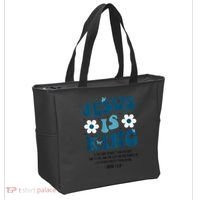 Jesus Is King John 146 Costume Jesus Christian On Back Tote Bag thumb 2