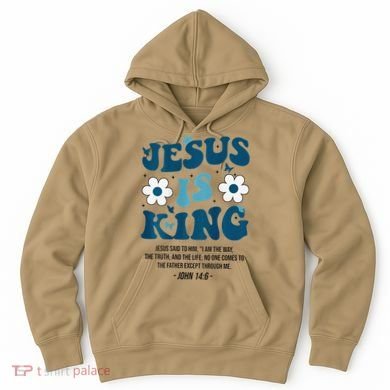 Jesus Is King John 146 Costume Jesus Christian On Back Hoodie