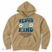 Jesus Is King John 146 Costume Jesus Christian On Back Hoodie thumb 0