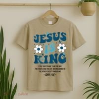 Jesus Is King John 146 Costume Jesus Christian On Back T-Shirt thumb 2