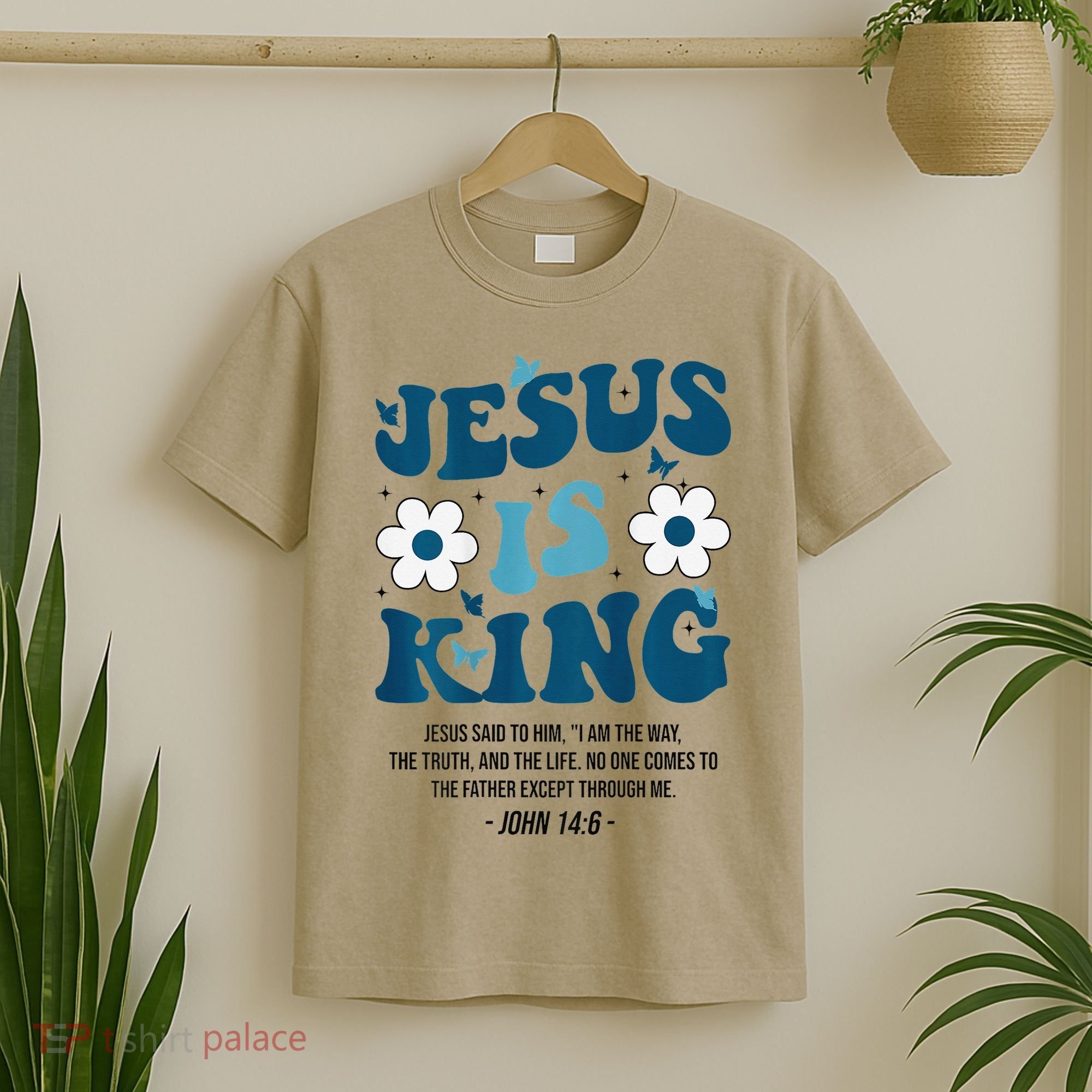 Jesus Is King John 146 Costume Jesus Christian On Back T-Shirt