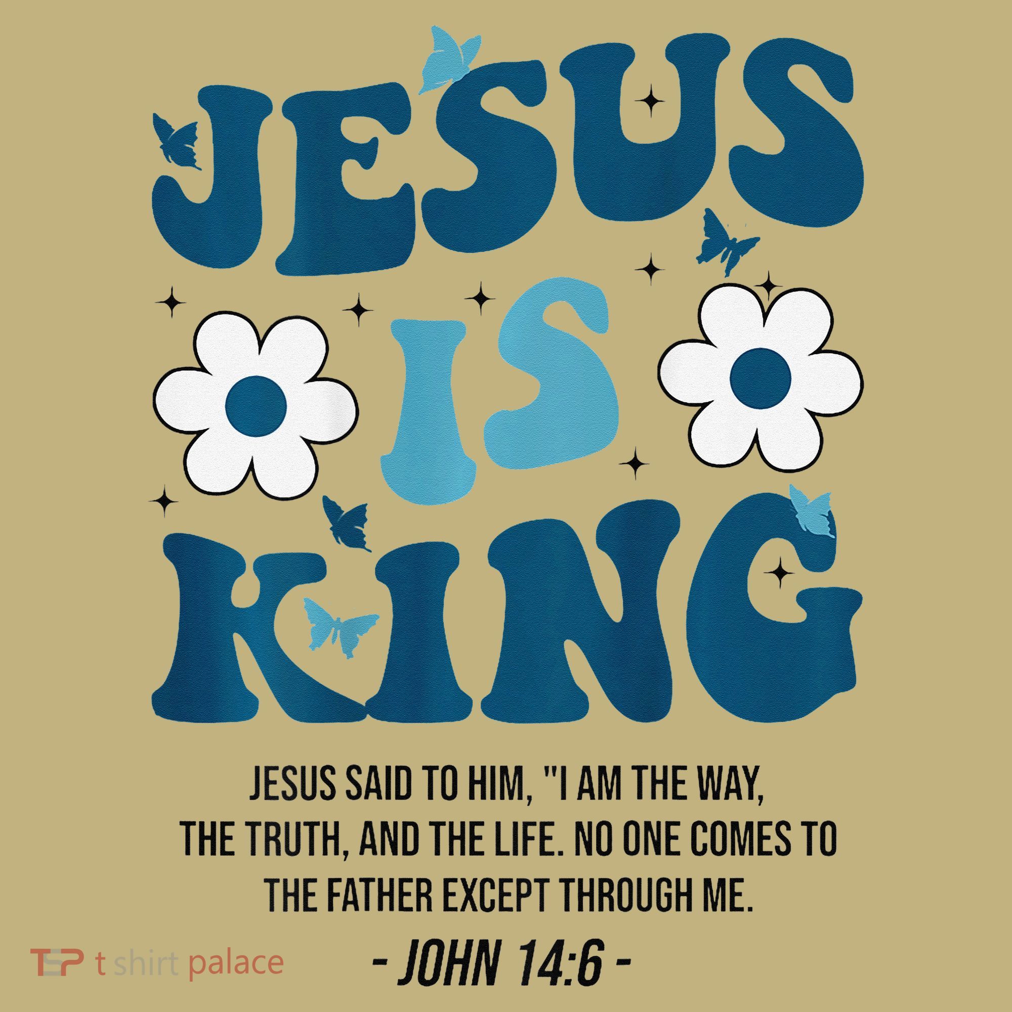 Jesus Is King John 146 Costume Jesus Christian On Back Button