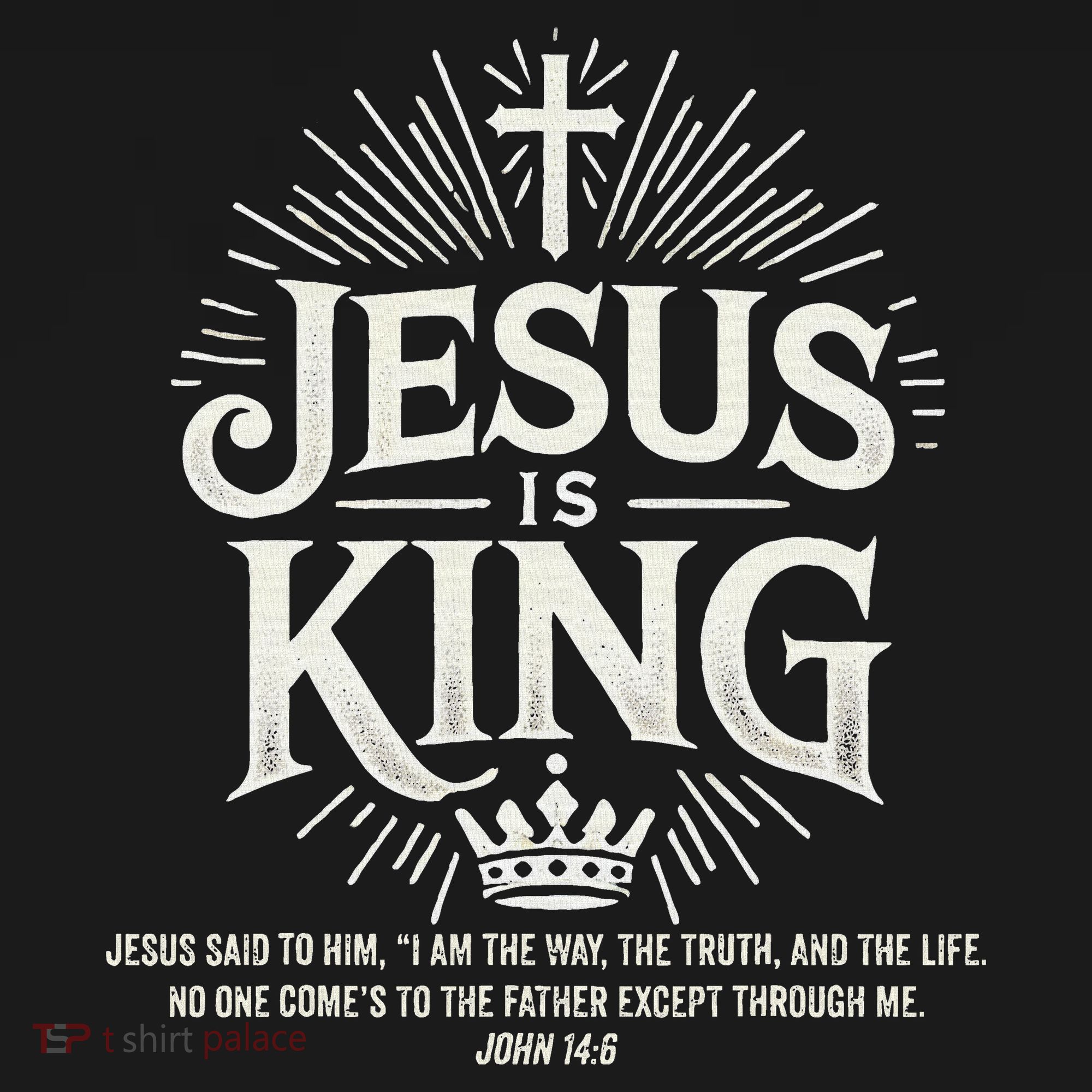 Jesus Is King Christian John 146 Bible Verse Women's Hoodie
