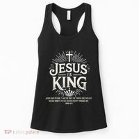 Jesus Is King Christian John 146 Bible Verse Women's Tank Top thumb 0