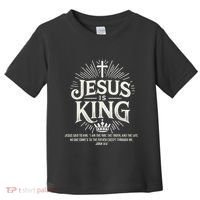 Jesus Is King Christian John 146 Bible Verse Toddler T-Shirt thumb 0