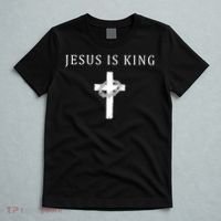 Jesus Is King Christian Religious Cross Faith T-Shirt thumb 5