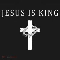 Jesus Is King Christian Religious Cross Faith Women's Hoodie thumb 2