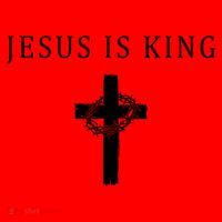 Jesus Is King Christian Religious Cross Faith Santa Hat thumb 1