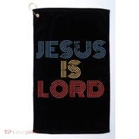 Jesus Is Lord Cool Christian Worship Golf Towel thumb 0