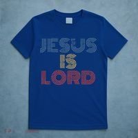 Jesus Is Lord Cool Christian Worship T-Shirt thumb 5