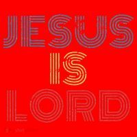 Jesus Is Lord Cool Christian Worship Santa Hat thumb 1