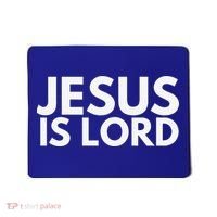 Jesus Is Lord Savior God Religion Prayer Faith Mousepad thumb 0