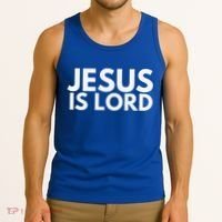Jesus Is Lord Savior God Religion Prayer Faith Tank Top thumb 3