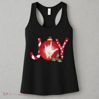 Joy I Love You Asl Hand Christmas Ornament Long Sleeve Women's Tank Top thumb 3