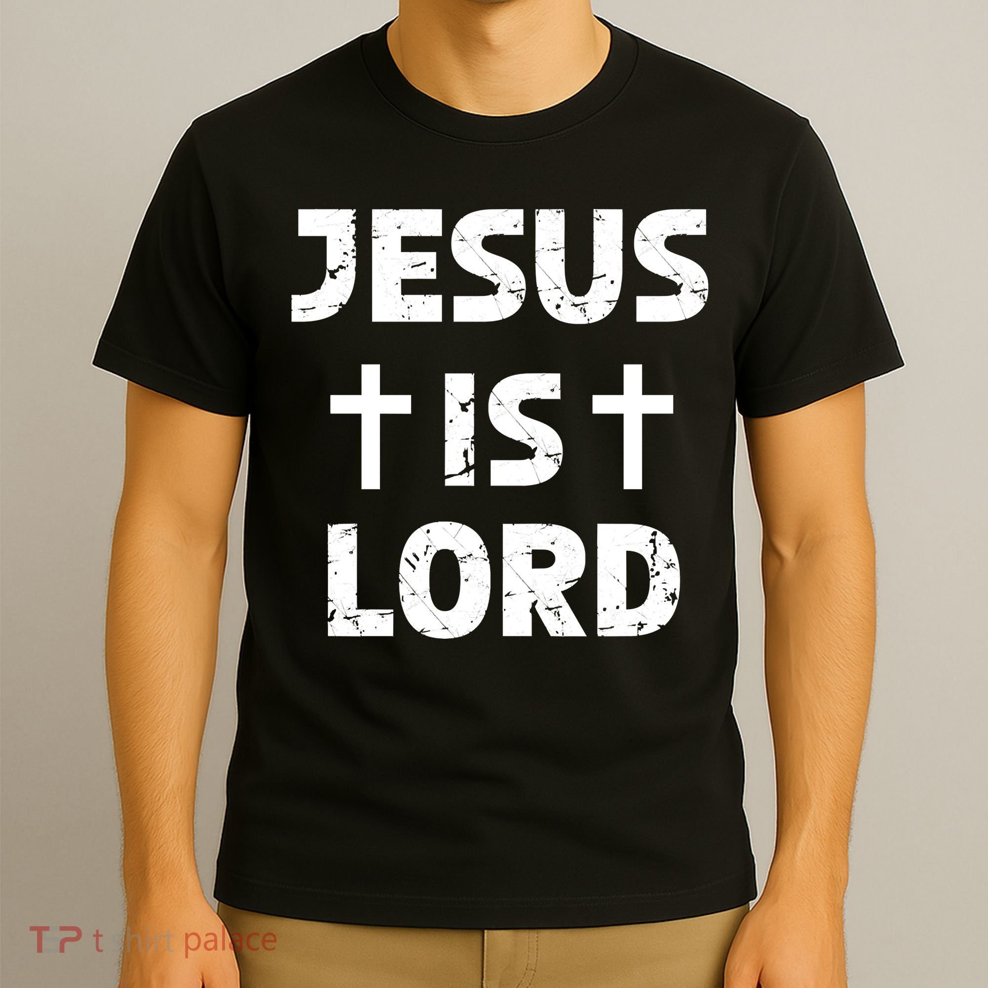 JESUS IS LORD CROSS CHRISTIAN T-Shirt