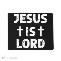 JESUS IS LORD CROSS CHRISTIAN Mousepad thumb 0
