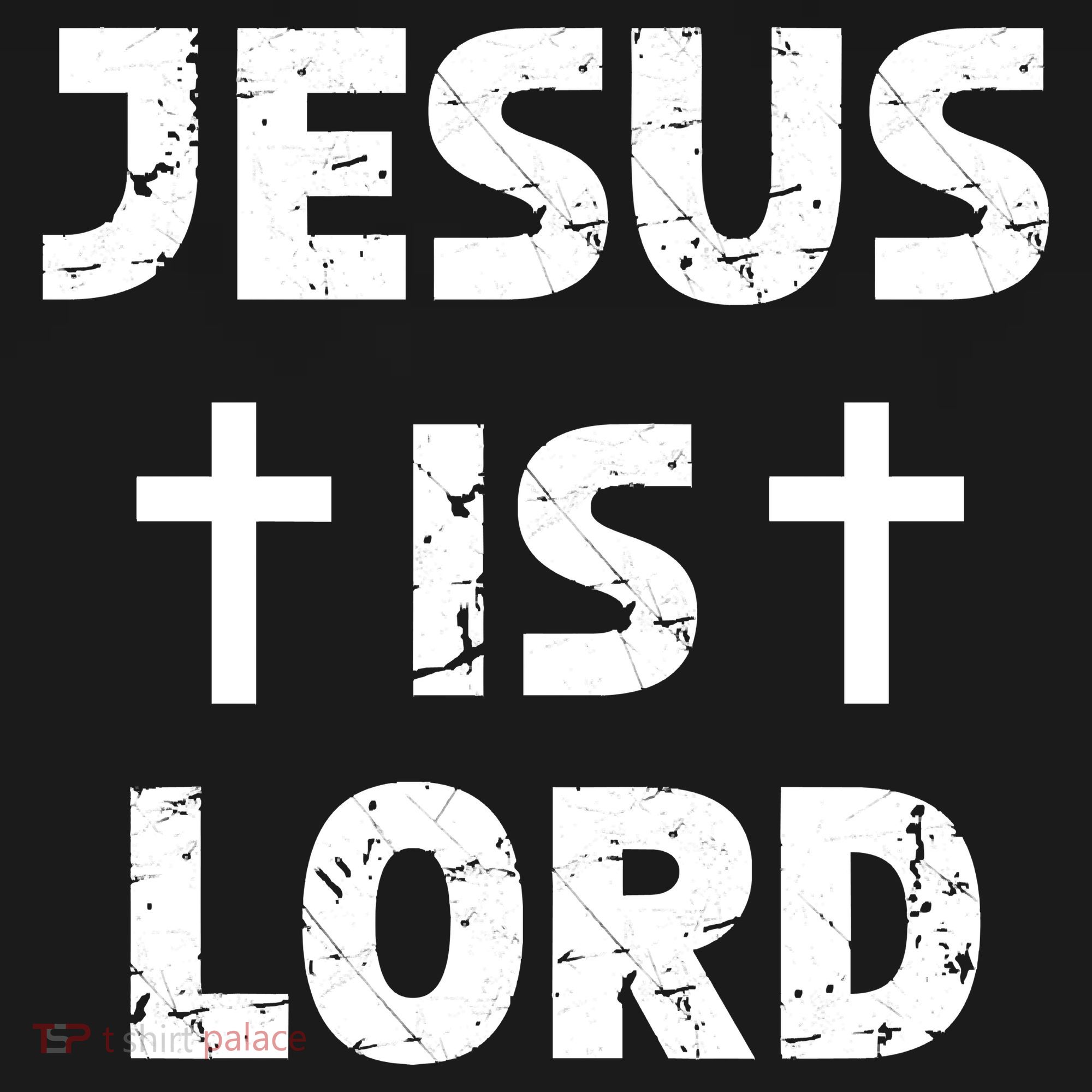 JESUS IS LORD CROSS CHRISTIAN Mousepad