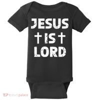 JESUS IS LORD CROSS CHRISTIAN Baby Bodysuit thumb 0