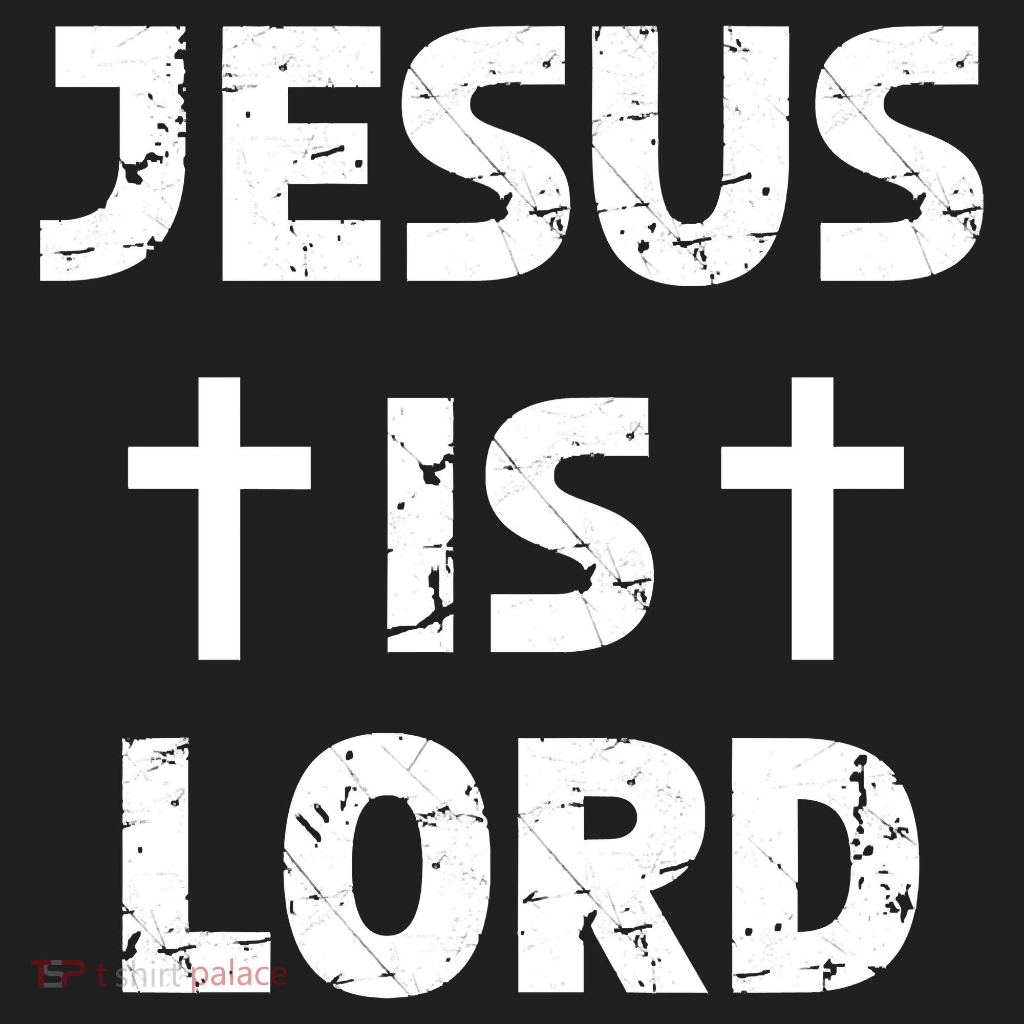 JESUS IS LORD CROSS CHRISTIAN Golf Towel
