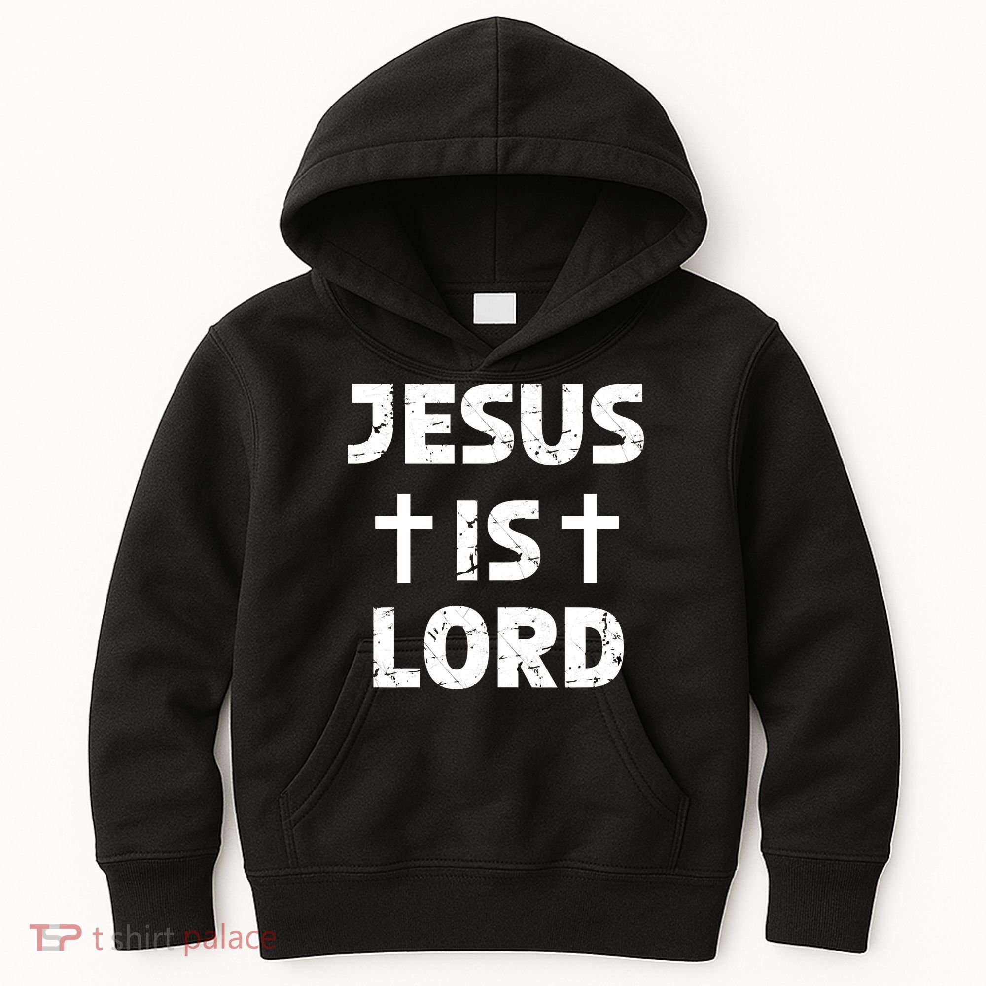 JESUS IS LORD CROSS CHRISTIAN Kids Hoodie