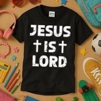 JESUS IS LORD CROSS CHRISTIAN Kids T-Shirt thumb 3