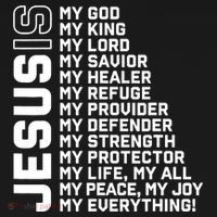 Jesus Is My God My King My Lord My Savior Christian Sweatshirt thumb 3