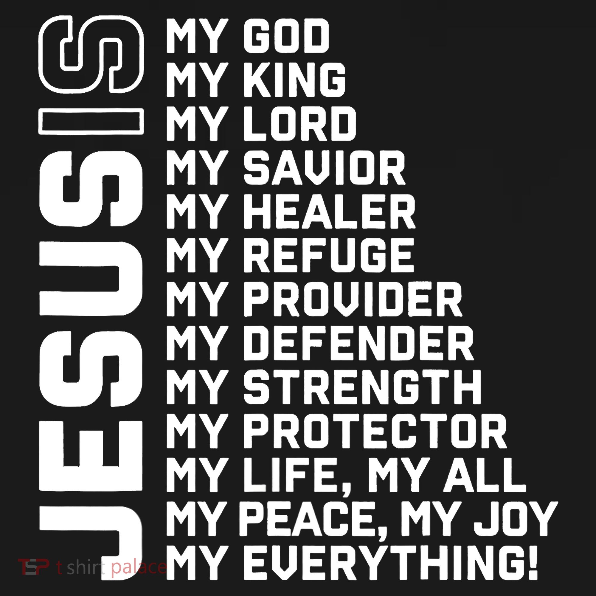 Jesus Is My God My King My Lord My Savior Christian Sweatshirt