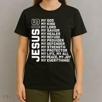 Jesus Is My God My King My Lord My Savior Christian T-Shirt thumb 4
