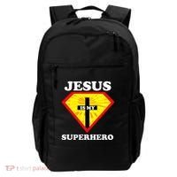 Jesus Is My Superhero Cute Powerful Christian Gift American Backpack thumb 0