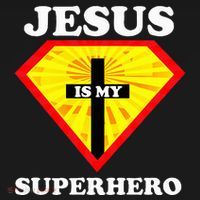 Jesus Is My Superhero Cute Powerful Christian Gift American Women's Hoodie thumb 2