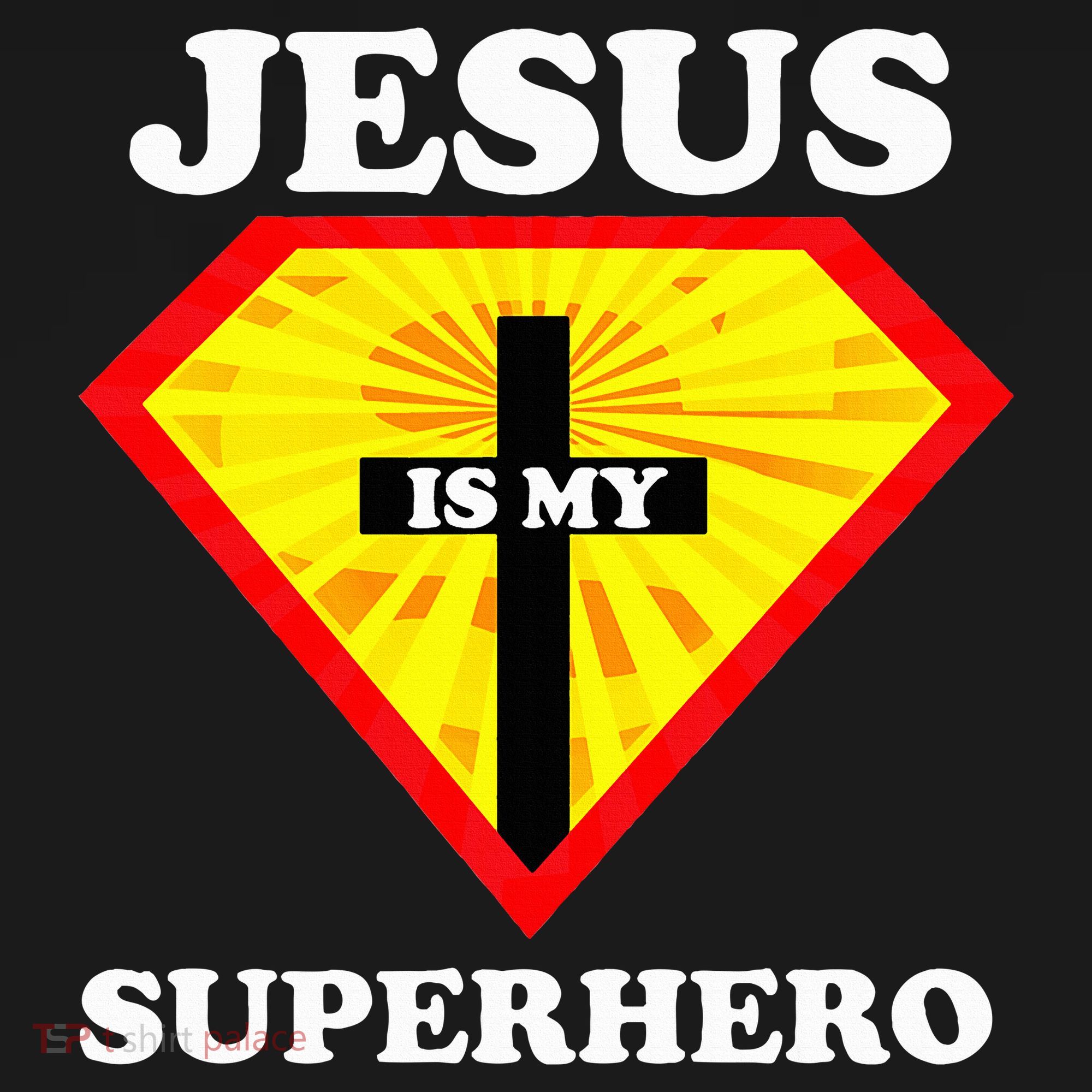 Jesus Is My Superhero Cute Powerful Christian Gift American Women's Hoodie