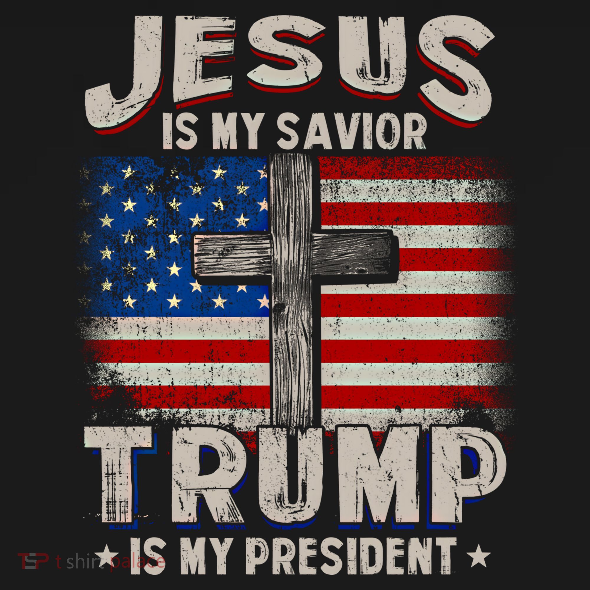 Jesus Is My Savior Trump Is My President Gift Backpack