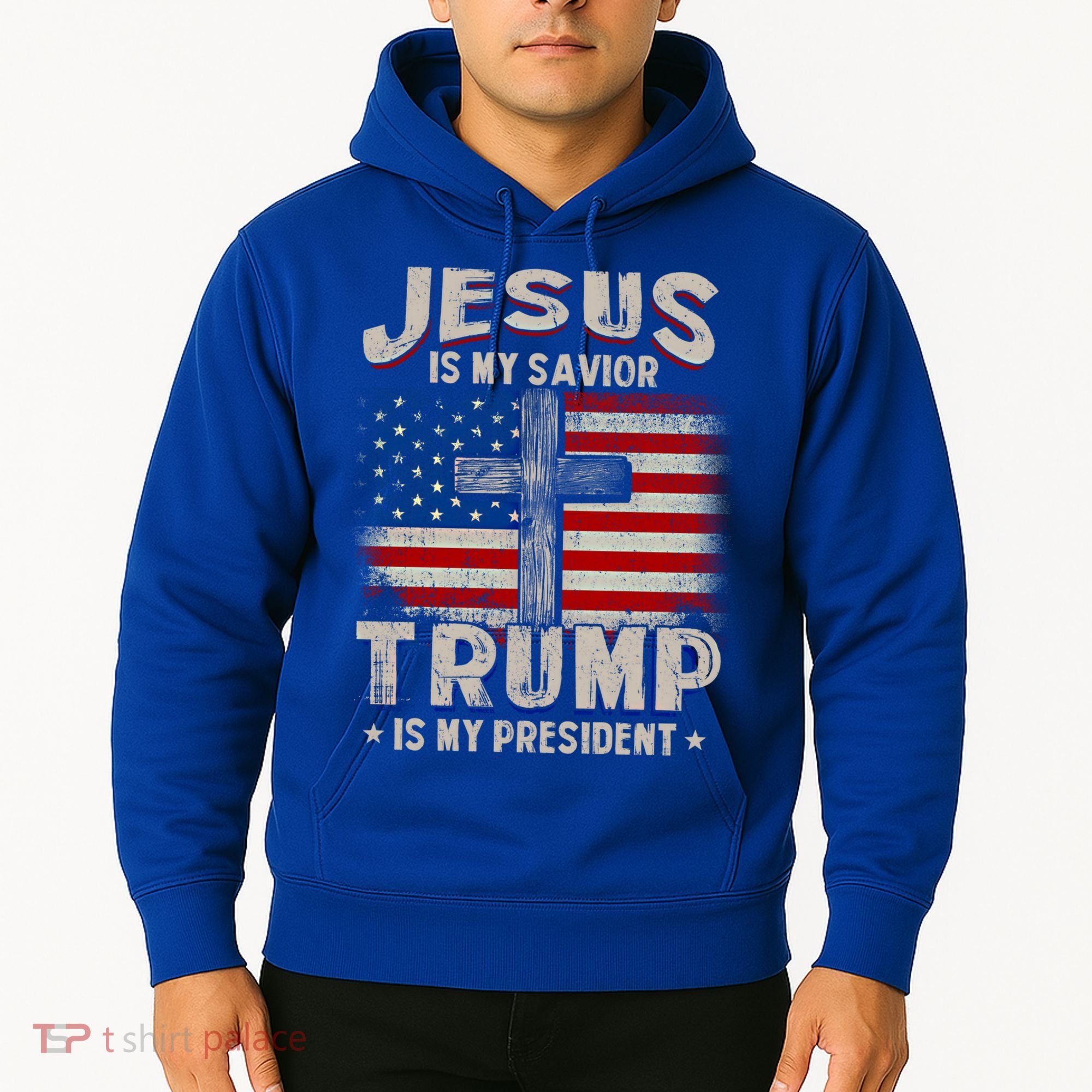Jesus Is My Savior Trump Is My President Gift Hoodie