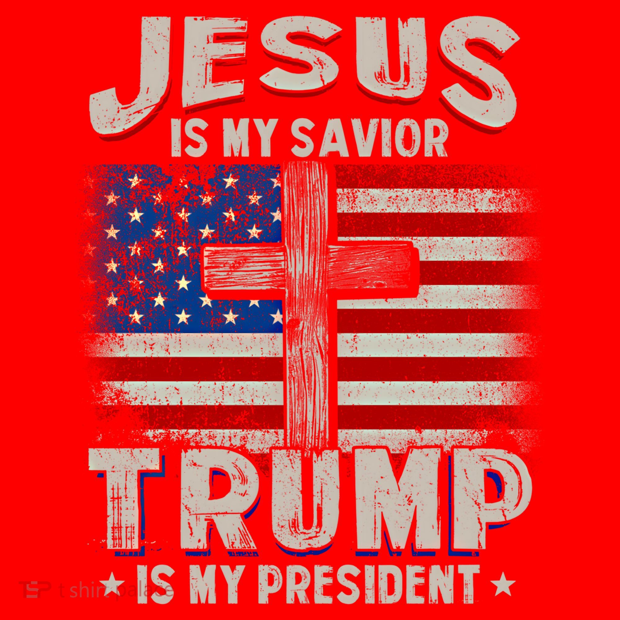 Jesus Is My Savior Trump Is My President Gift Santa Hat