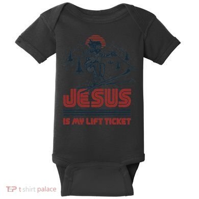 Jesus Is My Lift Ticket Baby Bodysuit