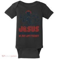 Jesus Is My Lift Ticket Baby Bodysuit thumb 0