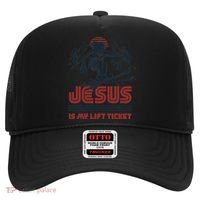 Jesus Is My Lift Ticket Hat thumb 0